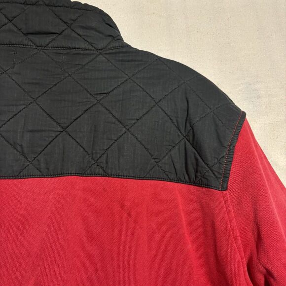 Polo Ralph Lauren Pullover Mens XL Moto Racing Red 1/4 Zip Union Jack British - Picture 13 of 15